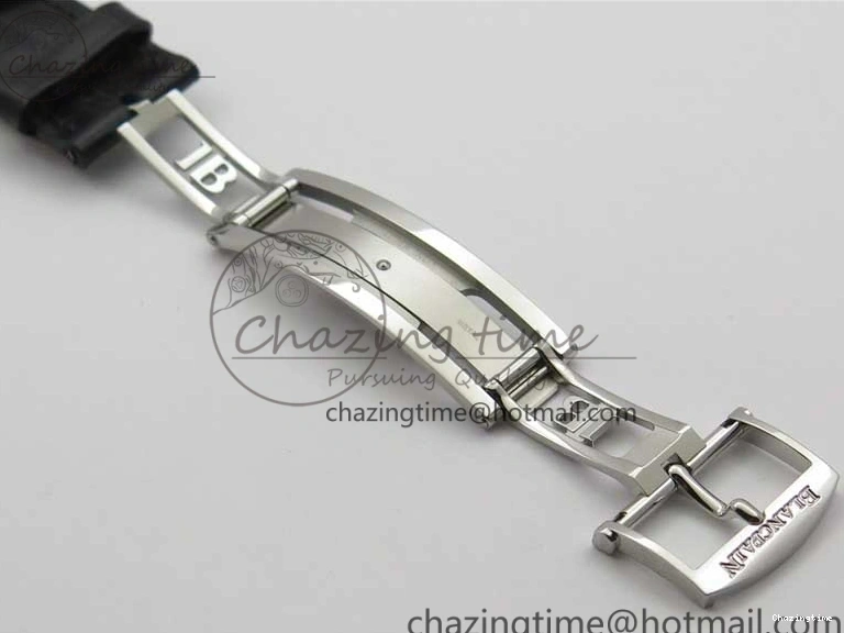 0311 MultiPurpose Villeret 6654 SS Complicated Function OMF 1:1 Best Edition White Dial on Black Leather Strap A6654 V 7901